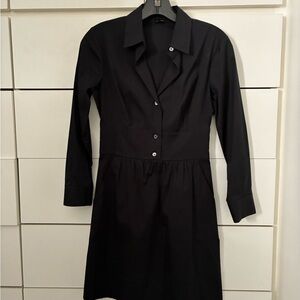 Theory Black Long Sleeve Tunic or Dress, Size 0